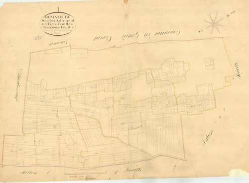 Romanèche - 3 P 8245 - 3 P 8245 -  Feuille 3  (1827)