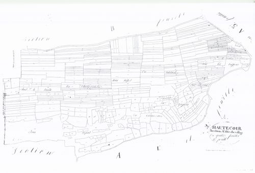 Hautecourt - 1777 W 210-2 - 1777 W 210-2 -  Feuille 4  (1827)