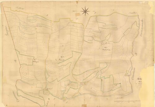 Hauteville - 3 P 6401 - 3 P 6401 -  Feuille 3  (1838)