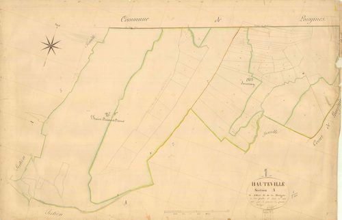 Hauteville - 3 P 6399 - 3 P 6399 -  Feuille 1  (1838)