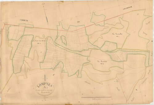 Lompnes - 3 P 7099 - 3 P 7099 -  Feuille 2  (1830)