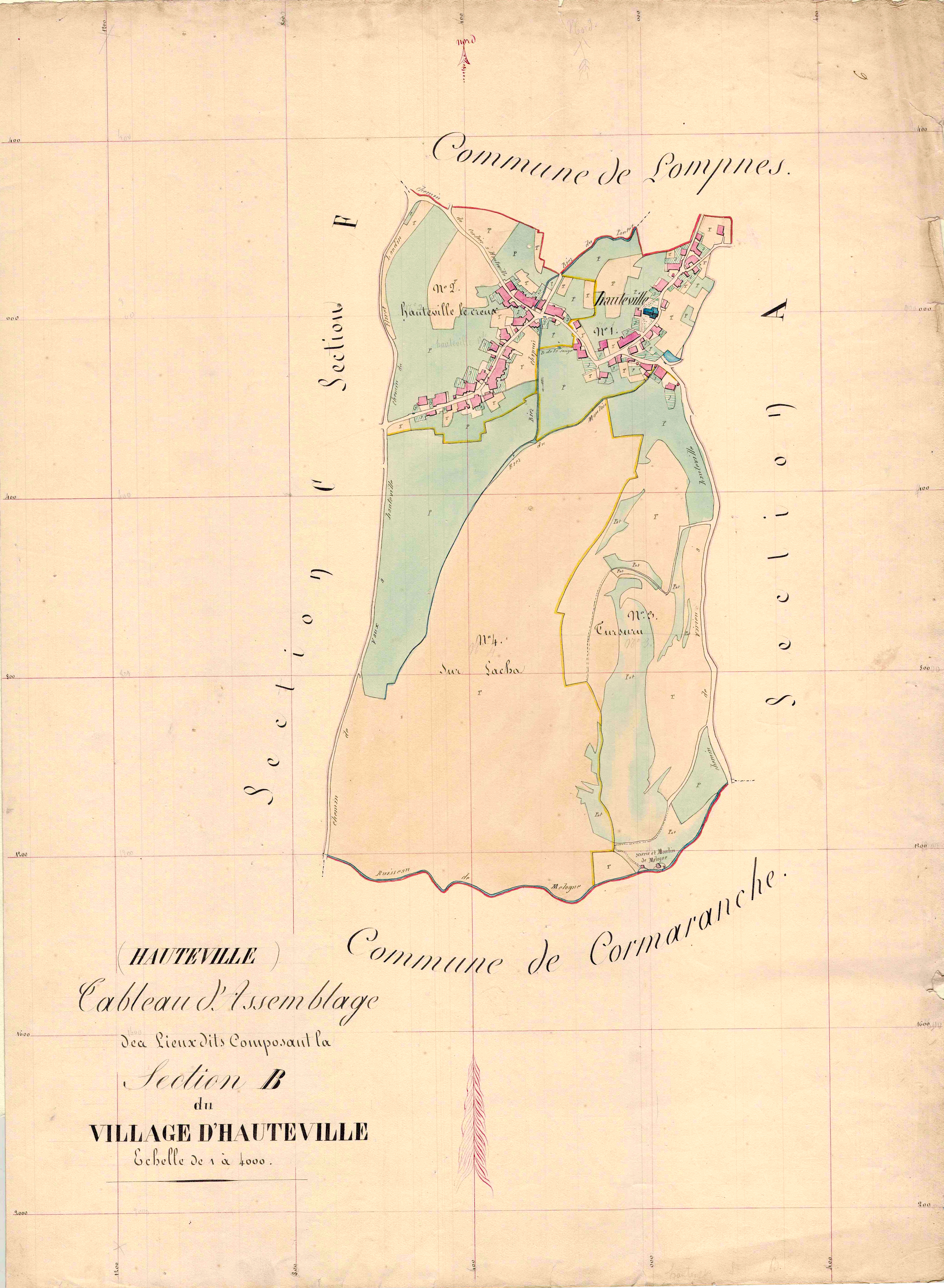 Hauteville - 1777 W 212-2 - 1777 W 212-2 -  Section B  (1838)