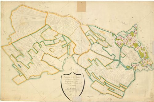 Hostiaz (Plateau d'Hauteville, Ain, France ; ancienne commune) - 3 P 6414 - 3 P 6414 -  Feuille 1  (1811)