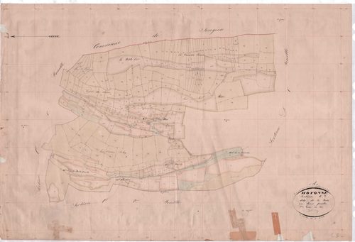 Hotonnes (Haut Valromey, Ain, France ; ancienne commune) - 3 P 6431 - 3 P 6431 -  Feuille 3  (1837)
