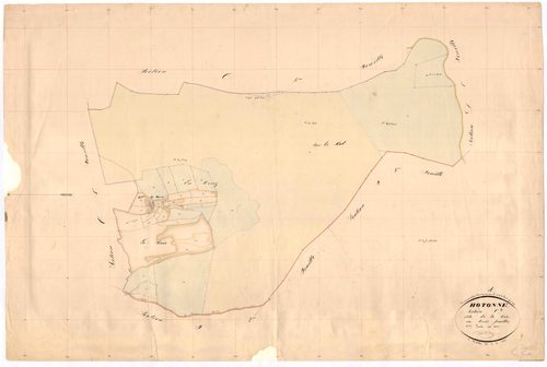 Hotonnes (Haut Valromey, Ain, France ; ancienne commune) - 3 P 6430 - 3 P 6430 -  Feuille 2  (1837)