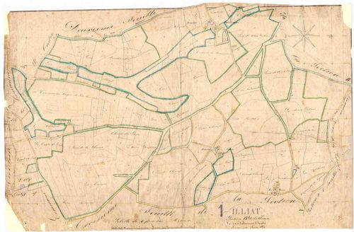 Illiat - 3 P 6449 - 3 P 6449 -  Feuille 1  (1829)