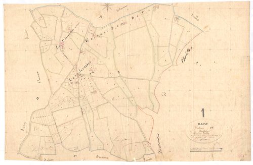 Illiat - 3 P 6452 - 3 P 6452 -  Feuille 1  (1829)