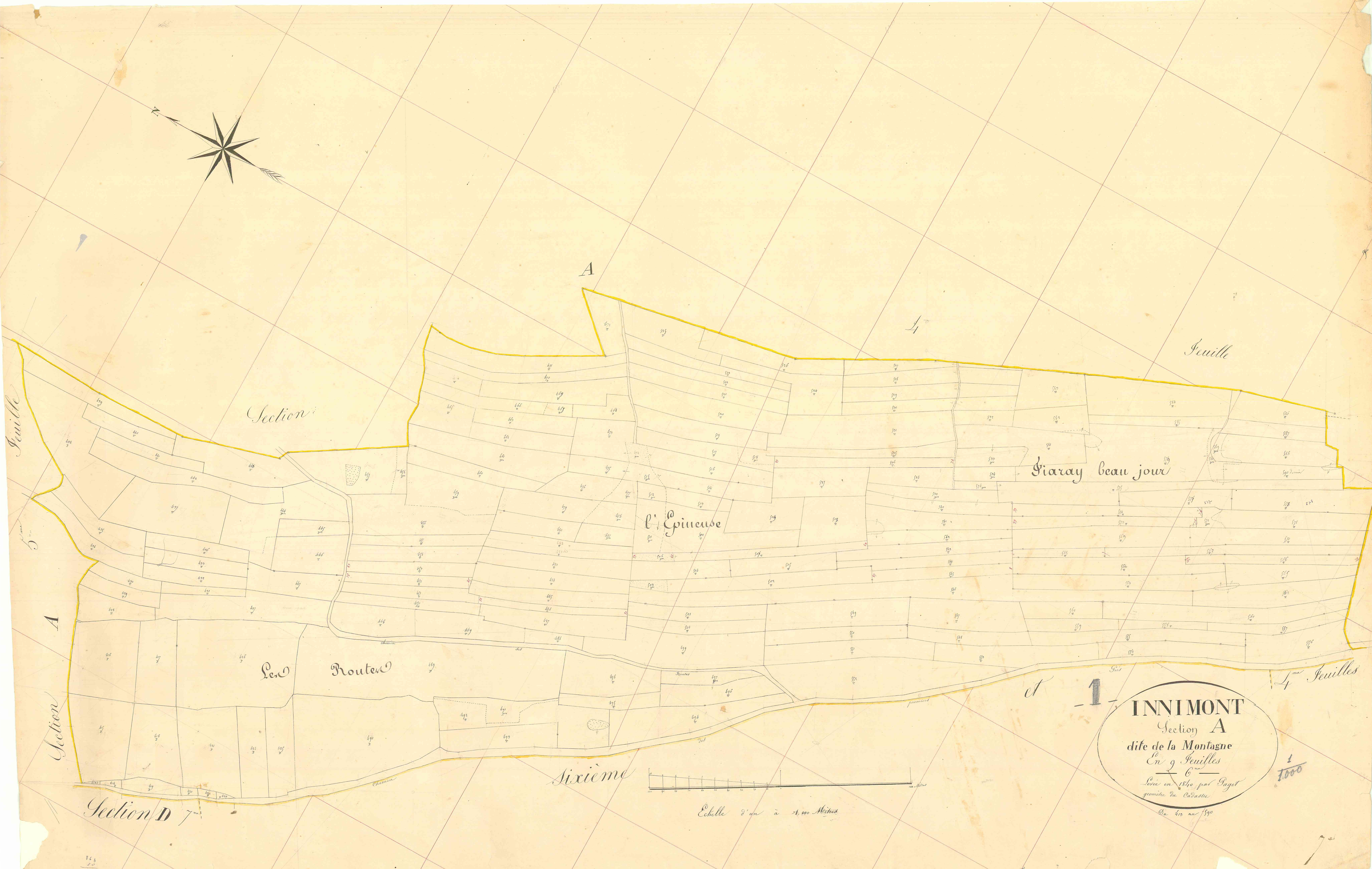 Innimond - 3 P 6476 - 3 P 6476 - Feuille 6 (1840)