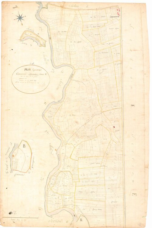 Izernore - 3 P 6522 - 3 P 6522 -  Feuille 1  (1819)