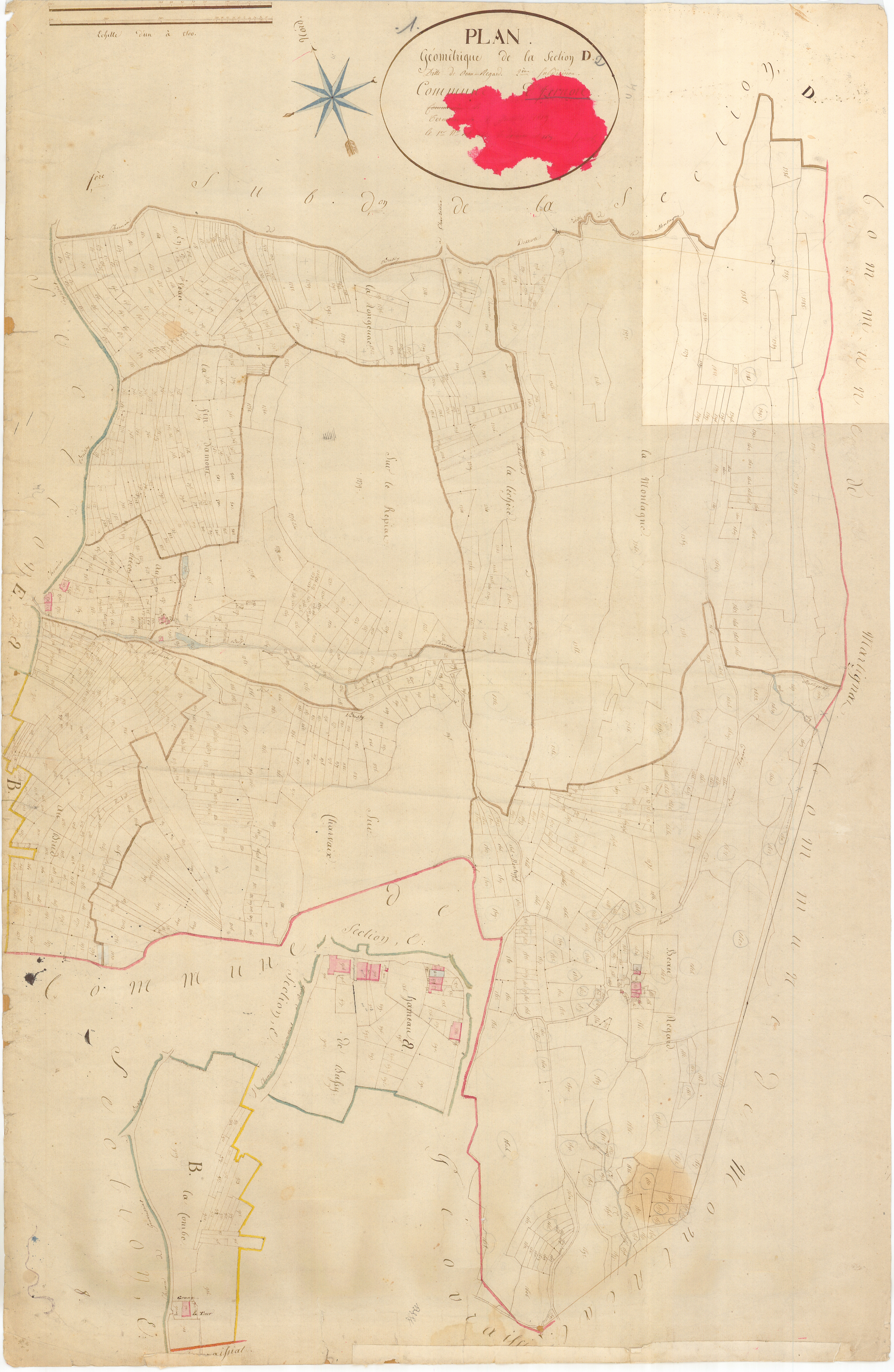 Izernore - 3 P 6520 - 3 P 6520 -  Feuille 2  (1819)