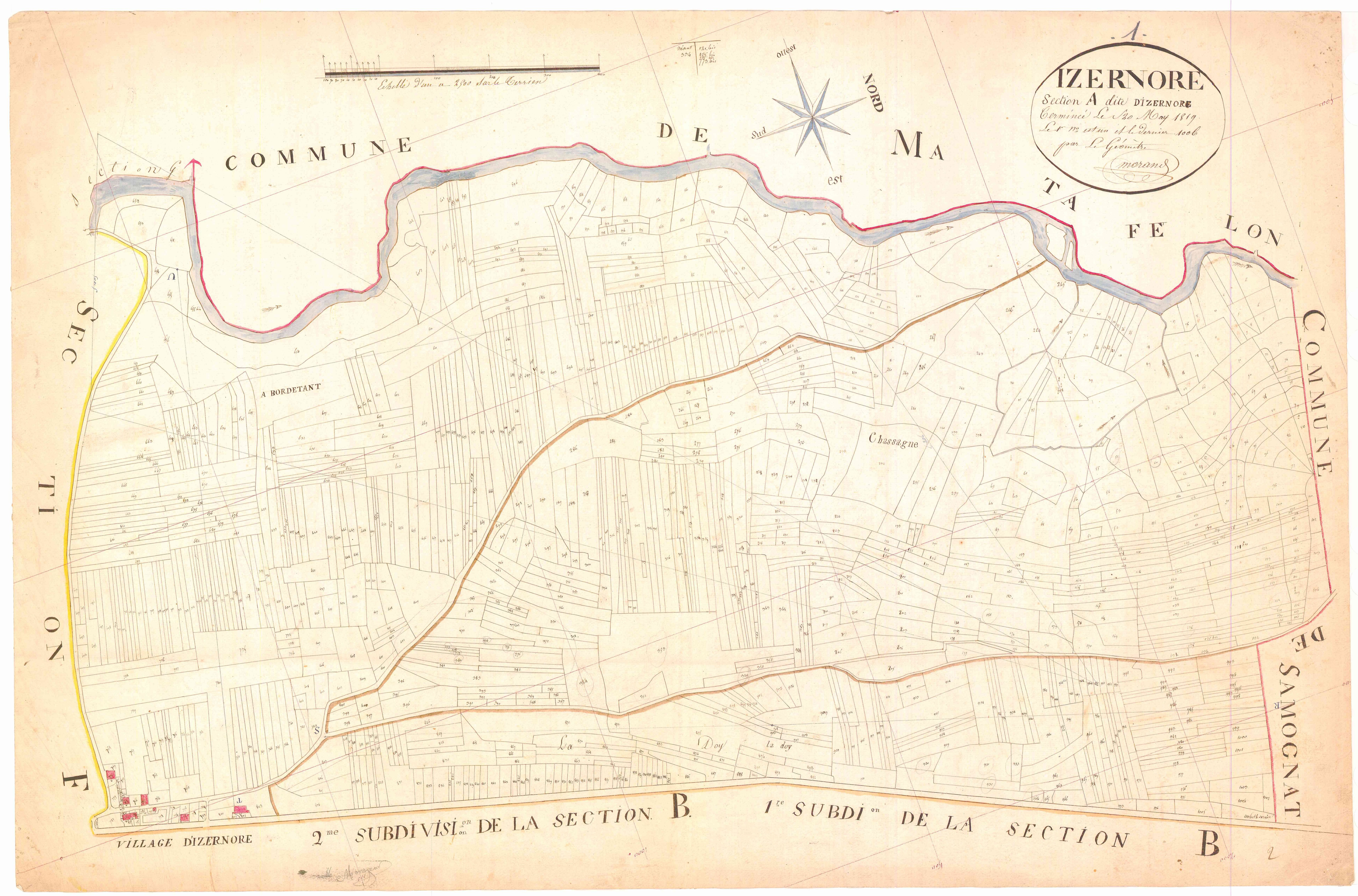 Izernore - 3 P 6514 - 3 P 6514 -  Feuille 1  (1819)