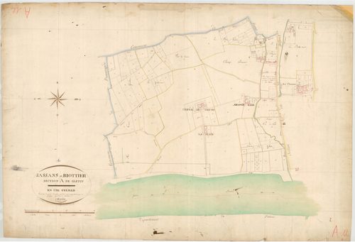 Jassans-Riottier - 3 P 6534 - 3 P 6534 -  Feuille 1  (1823)