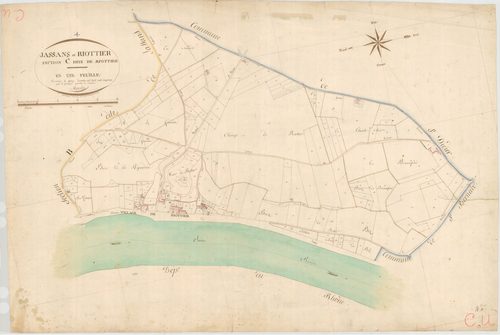 Jassans-Riottier - 3 P 6536 - 3 P 6536 -  Feuille 1  (1823)