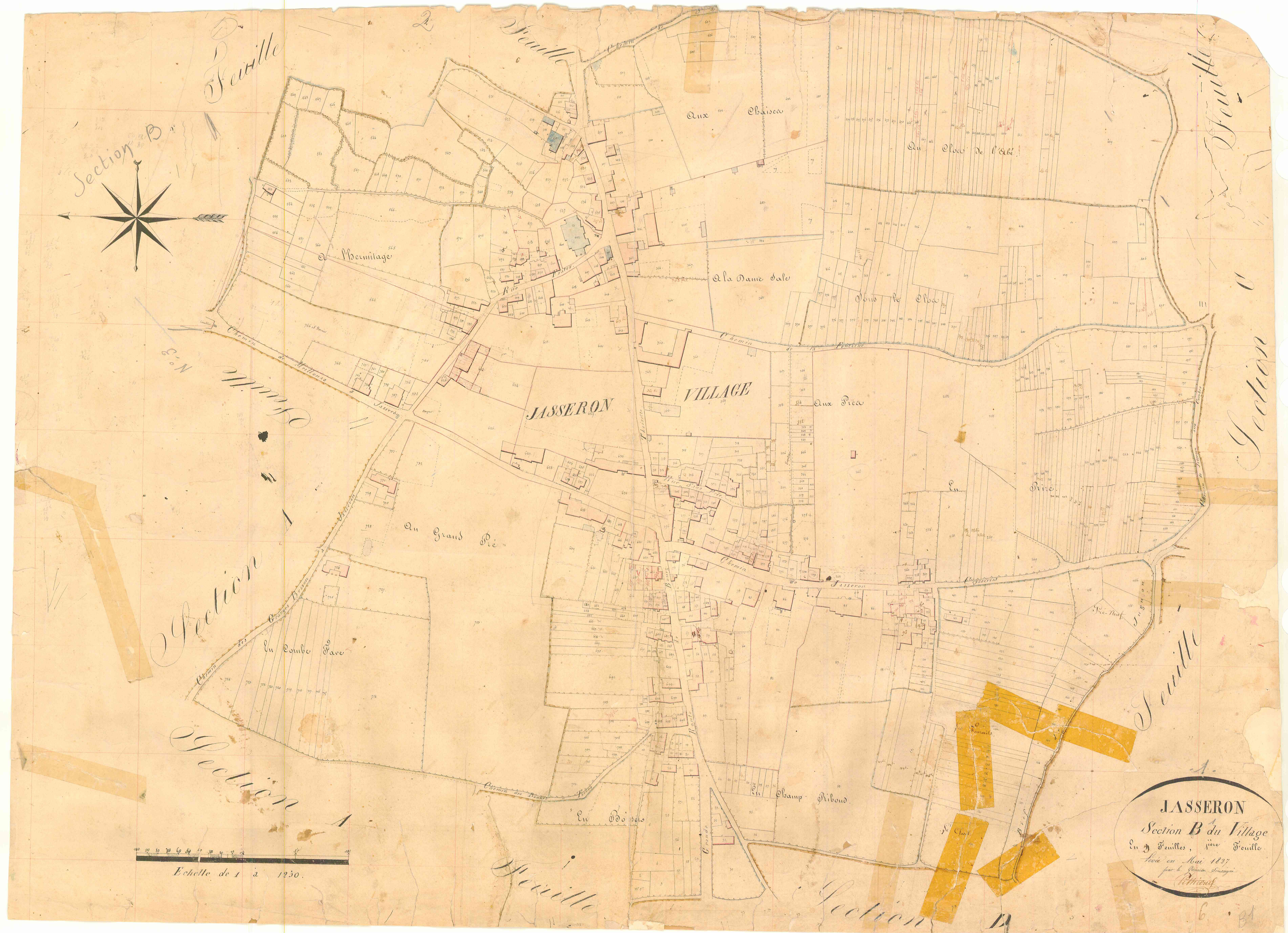 Jasseron - 3 P 6542 - 3 P 6542 -  Feuille 1  (1828)