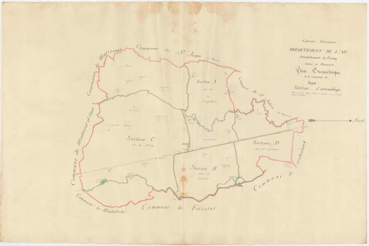 Jayat - 3 P 10125-1 - 3 P 10125-1 -  Tableau d'assemblage  (1809)