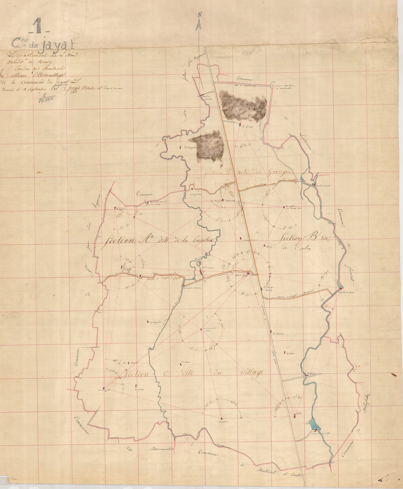 Jayat - 3 P 6555 - 3 P 6555 -  Tableau d'assemblage  (1809)