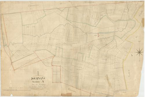 Journans - 3 P 6560 - 3 P 6560 -  Feuille 1  (1843)