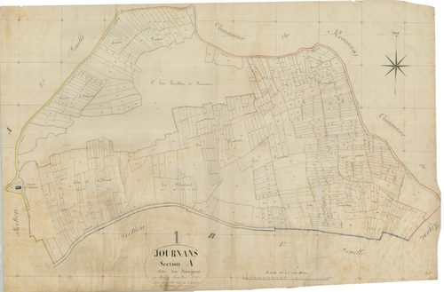 Journans - 3 P 6562 - 3 P 6562 -  Feuille 3  (1843)