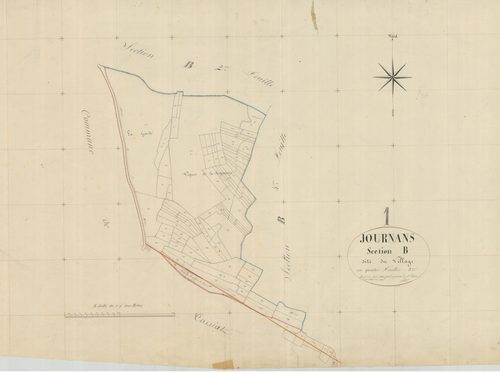 Journans - 3 P 6565 - 3 P 6565 -  Feuille 3  (1843)