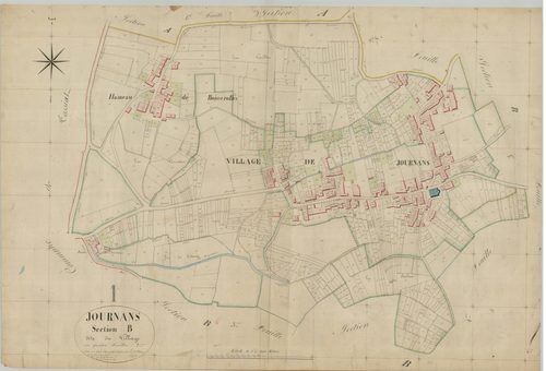 Journans - 3 P 6564 - 3 P 6564 -  Feuille 2  (1843)