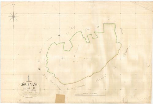 Journans - 3 P 6566 - 3 P 6566 -  Feuille 4  (1843)