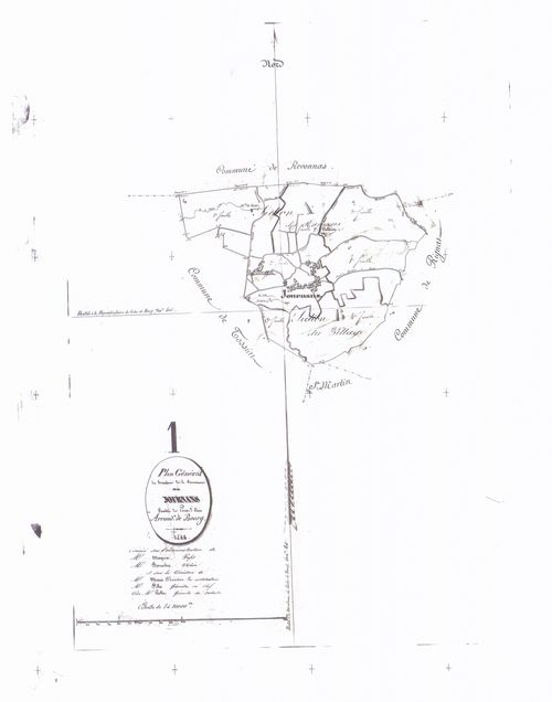 Journans - 1777 W 225 - 1777 W 225 -  Tableau d'assemblage  (1843)