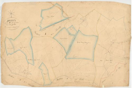 Joyeux - 3 P 6576 - 3 P 6576 -  Feuille 2  (1843)