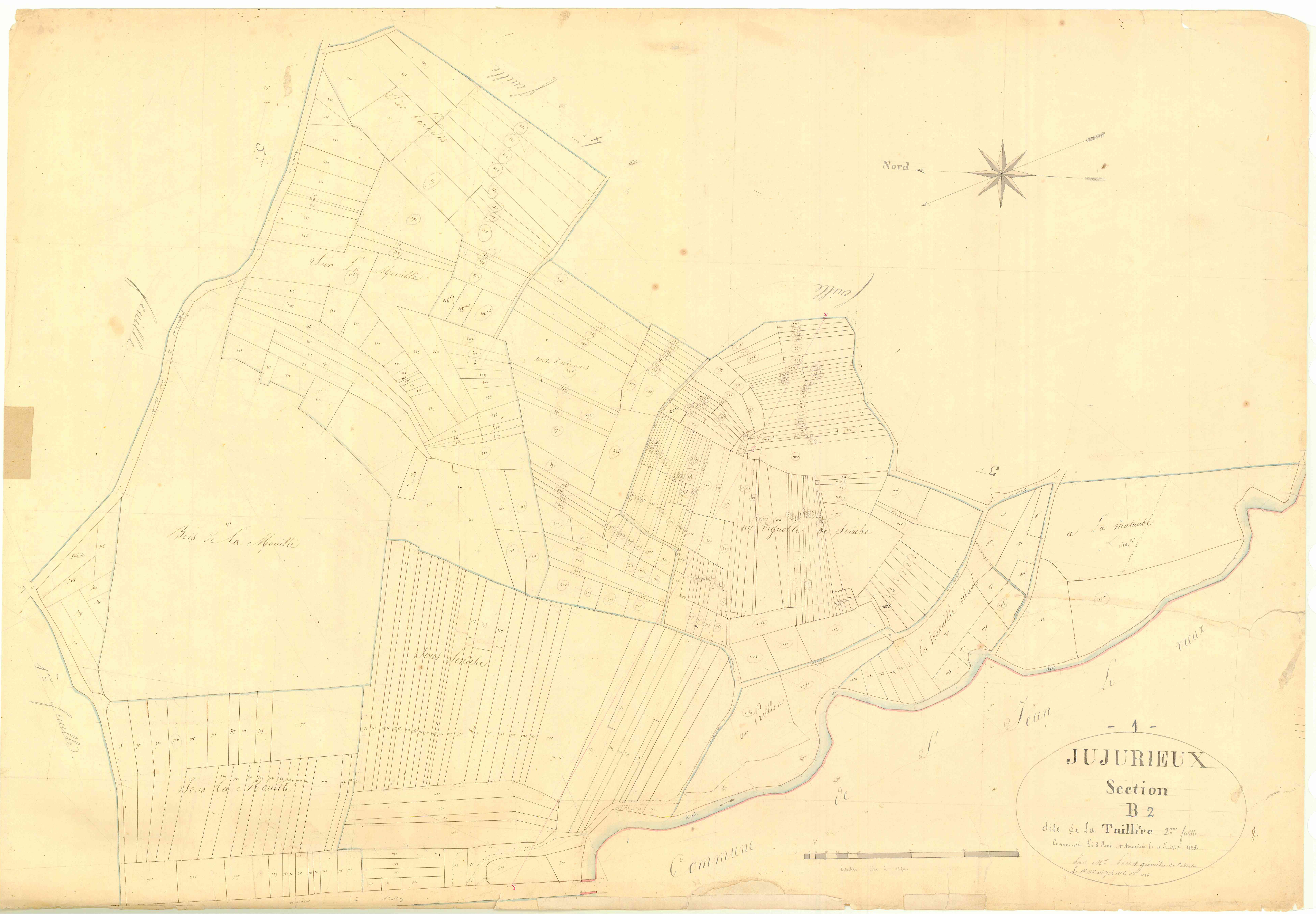 Jujurieux - 3 P 6590 - 3 P 6590 -  Feuille 2  (1825)