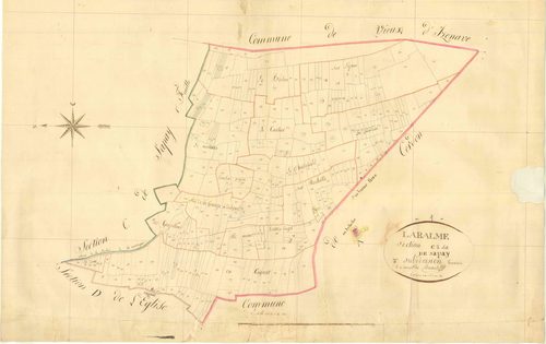Labalme - 3 P 6682 - 3 P 6682 -  Feuille 2  (1819)