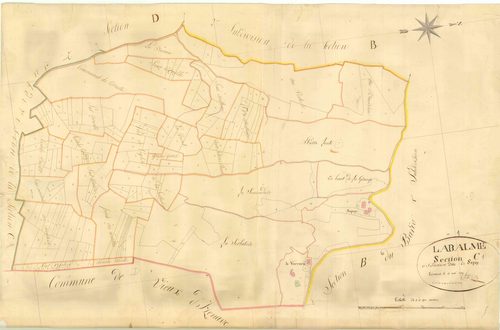 Labalme - 3 P 6681 - 3 P 6681 -  Feuille 1  (1819)