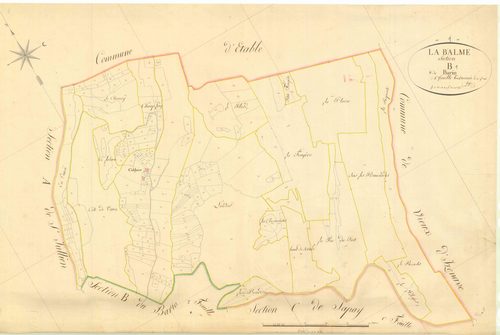 Labalme - 3 P 6679 - 3 P 6679 -  Feuille 1  (1819)
