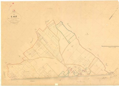 Laiz - 3 P 6730 - 3 P 6730 -  Feuille 1  (1834)