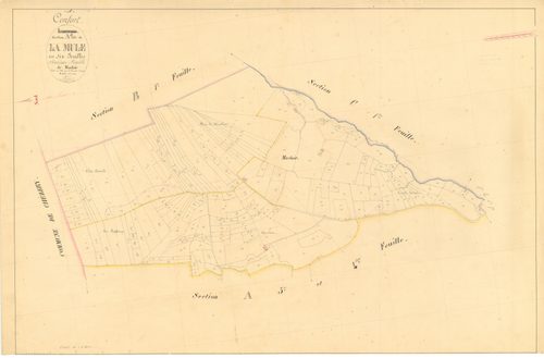 Lancrans - 3 P 6753 - 3 P 6753 -  Feuille 6  (1847-1858)
