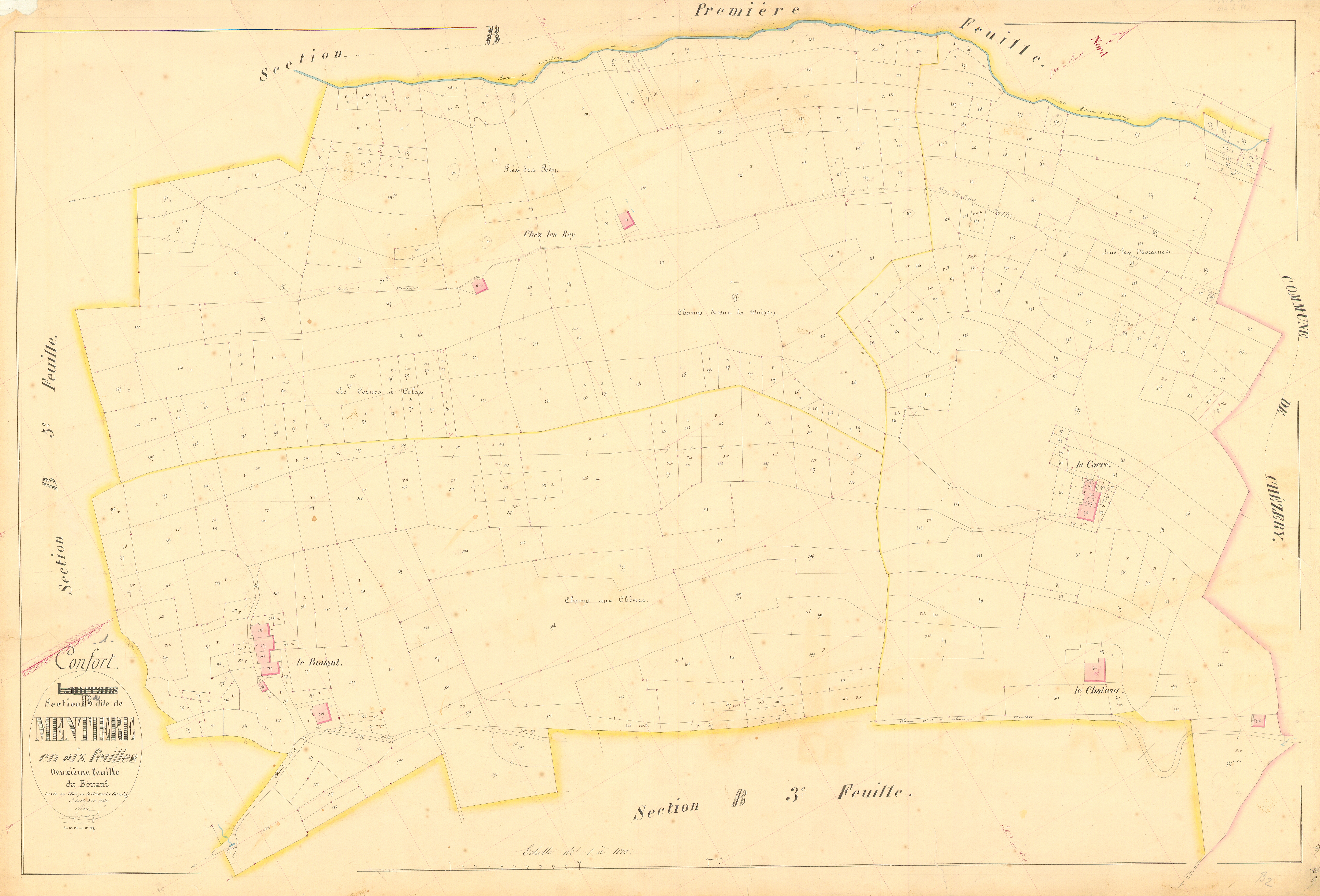 Lancrans - 3 P 6755 - 3 P 6755 - Feuille 2 (1847-1858)