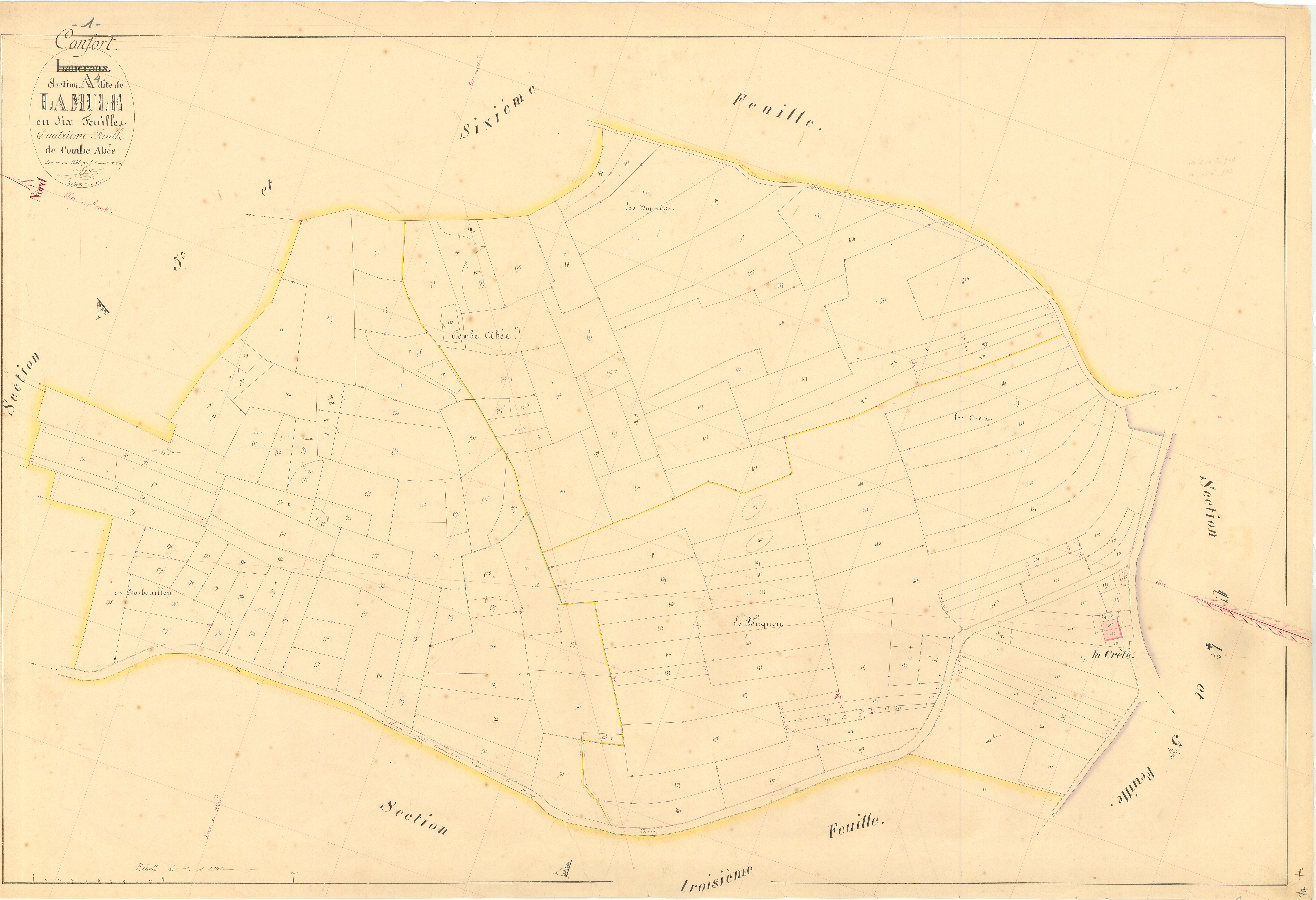 Lancrans - 3 P 6751 - 3 P 6751 - Feuille 4 (1847-1858)