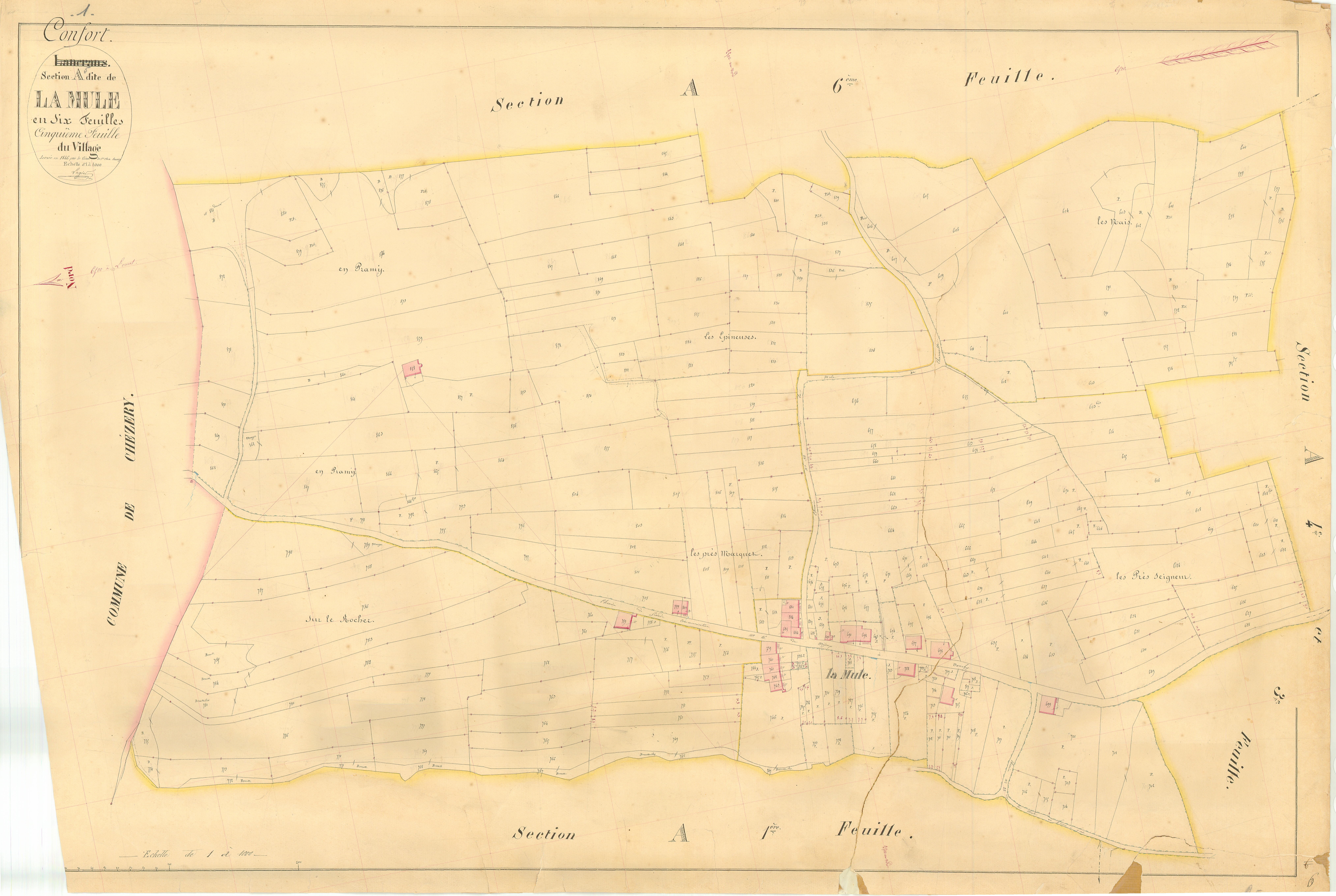 Lancrans - 3 P 6752 - 3 P 6752 - Feuille 5 (1847-1858)
