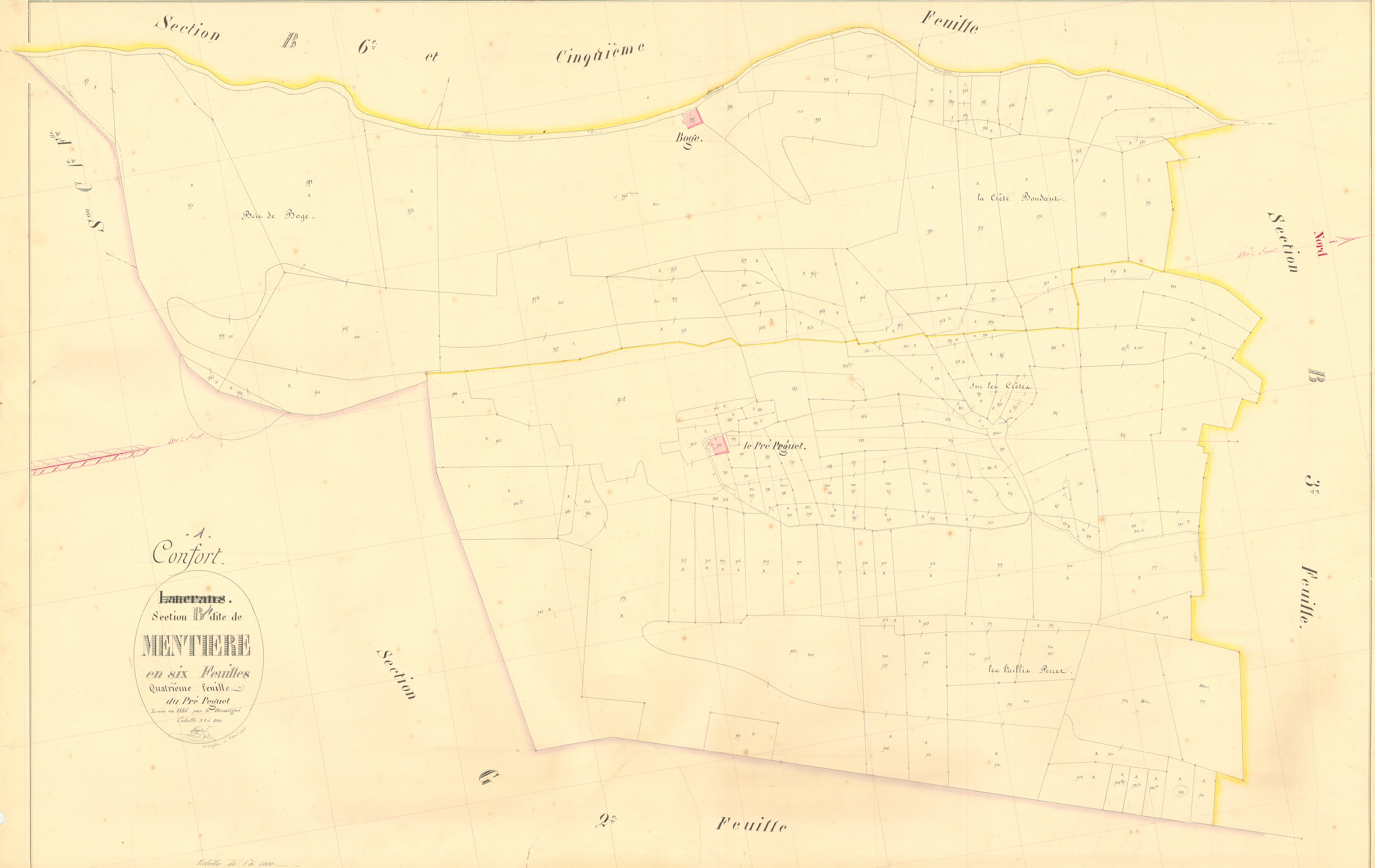 Lancrans - 3 P 6757 - 3 P 6757 - Feuille 4 (1847-1858)