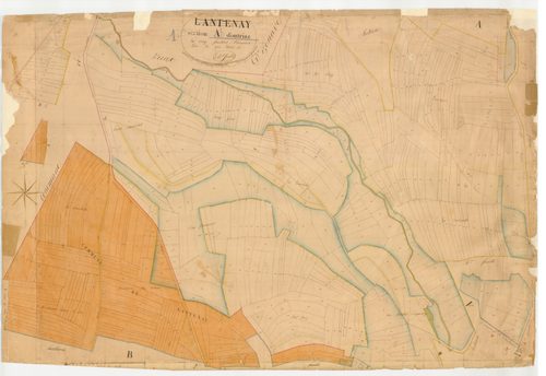 Lantenay - 3 P 6805 - 3 P 6805 -  Feuille 1  (1837-1873)