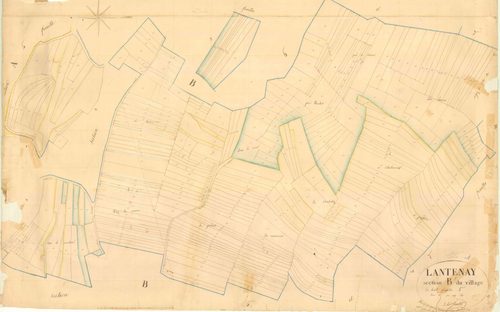 Lantenay - 3 P 6816 - 3 P 6816 -  Feuille 5  (1837)