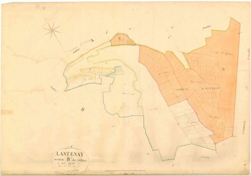 Lantenay - 3 P 6817 - 3 P 6817 -  Feuille 6  (1837-1873)