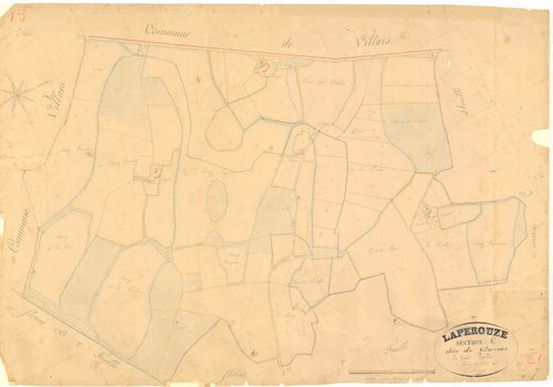 Lapeyrouse - 3 P 6827 - 3 P 6827 -  Feuille 1  (1832)
