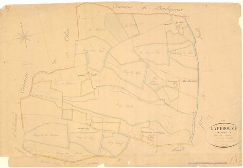 Lapeyrouse - 3 P 6822 - 3 P 6822 -  Feuille 1  (1832)