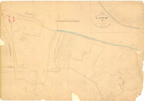 Lavours - 3 P 6833 - 3 P 6833 -  Feuille 1  (1836)