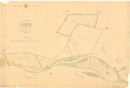 Lavours - 3 P 6840 - 3 P 6840 -  Feuille 2  (1836)