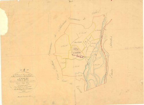 Lavours - 3 P 6832 - 3 P 6832 -  Tableau d'assemblage  (1836)