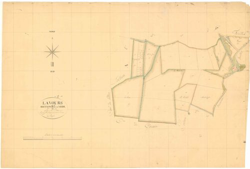 Lavours - 3 P 6839 - 3 P 6839 -  Feuille 1  (1836)