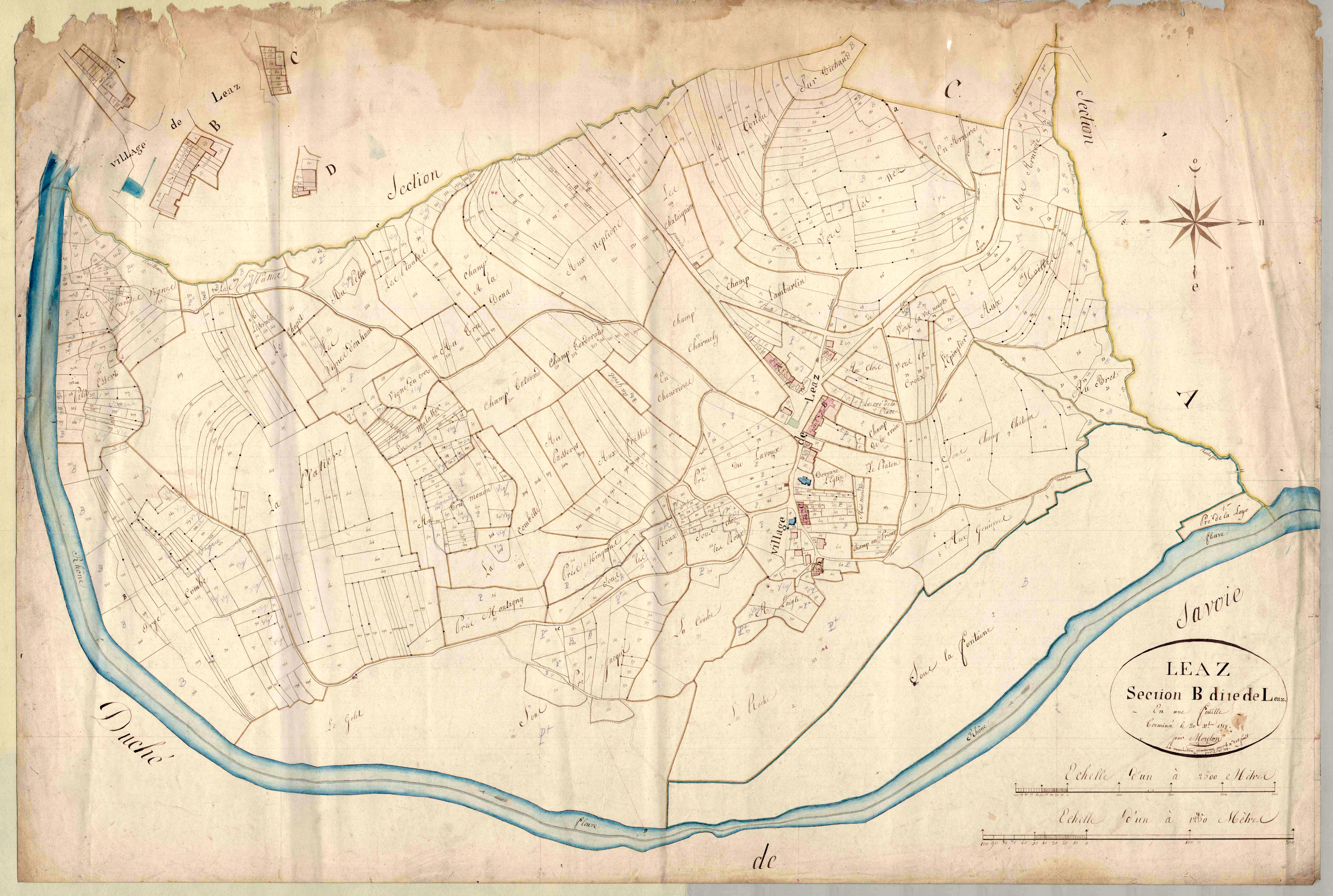 Léaz - 3 P 10183-4 - 3 P 10183-4 - Feuille 1 (1818)