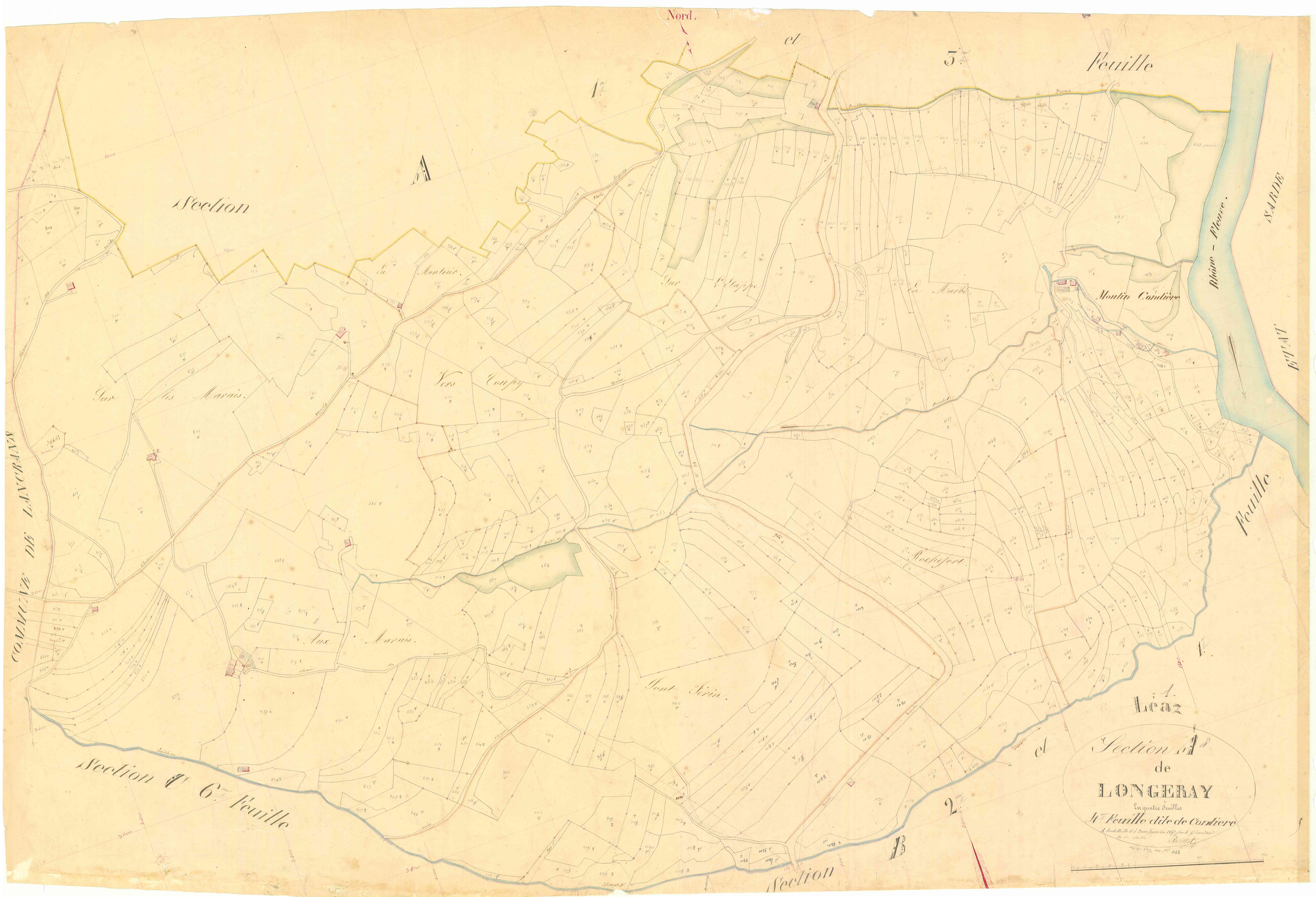 Léaz - 3 P 6908 - 3 P 6908 - Feuille 4 (1847)