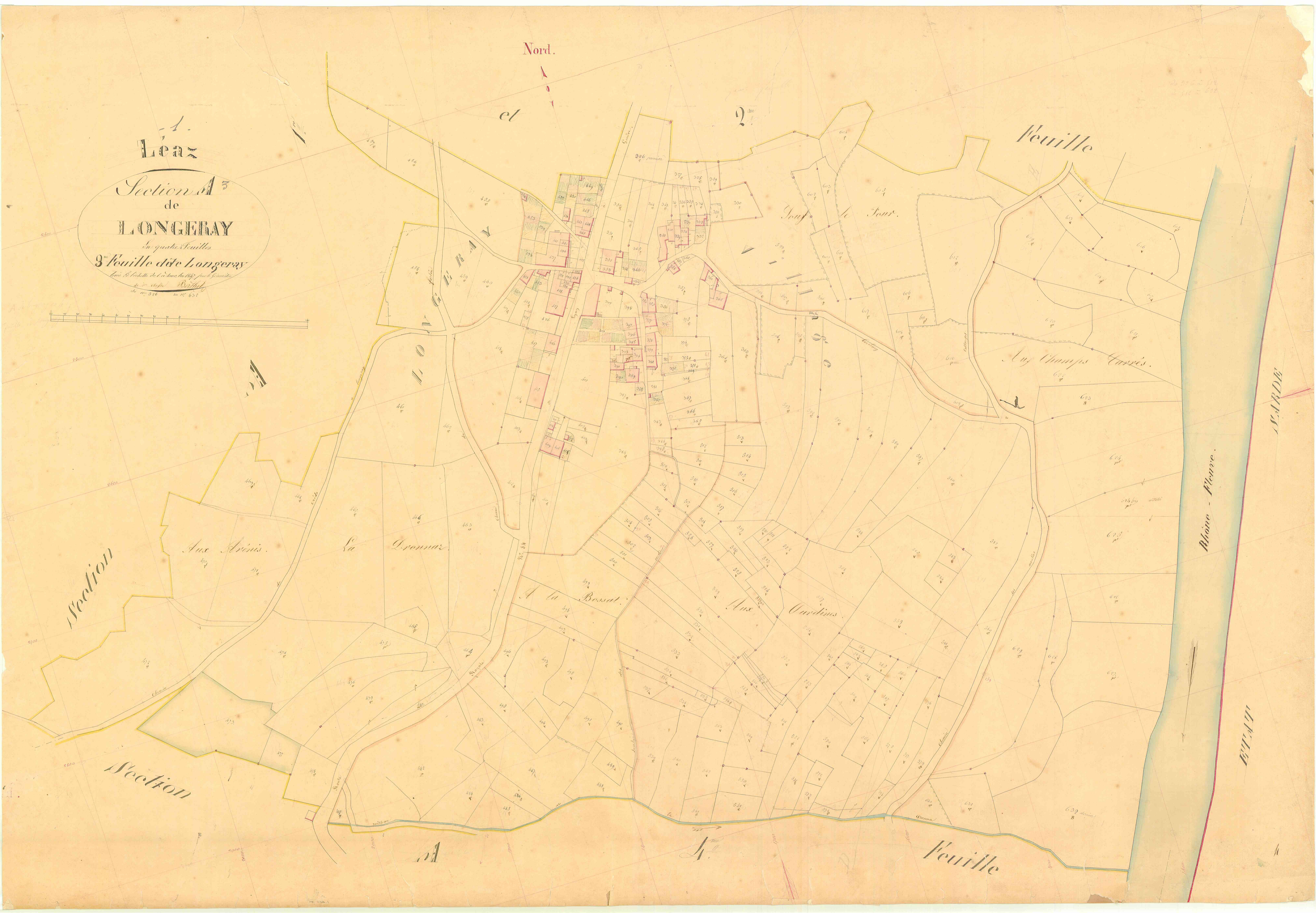 Léaz - 3 P 6907 - 3 P 6907 - Feuille 3 (1847)