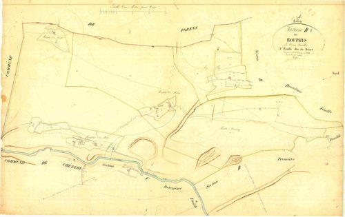 Lélex - 3 P 6925 - 3 P 6925 -  Feuille 3  (1846)
